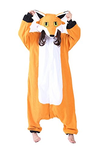 WOTOGOLD Animal Cosplay Costume Mr Fox Unisex Adult Pajamas