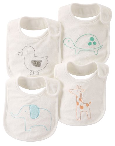 Carter's Bibs - Animals - Unisex - 4 ct