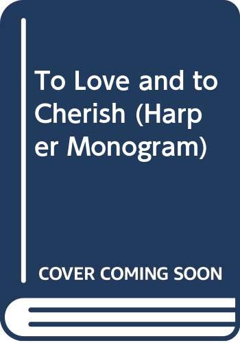 To Love and to Cherish (Harper Monogram) by Anne Hodgson