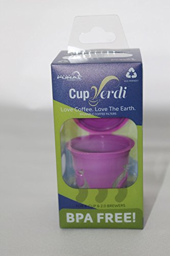 Cup Verde® Refillable 2.0 K-Cup For Keurig Brewers Reusable Coffee Filter Works In 2.0 Keurig Machine