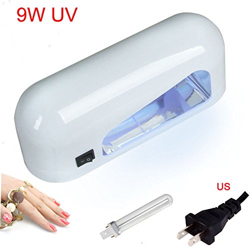 

9W UV Nail Polish Dryer Lamp Tube UV Gel Acrylic Curing Light Spa Kit 110V