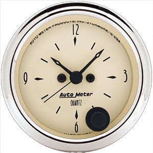 

Auto Meter 1885 Antique Beige Clock
