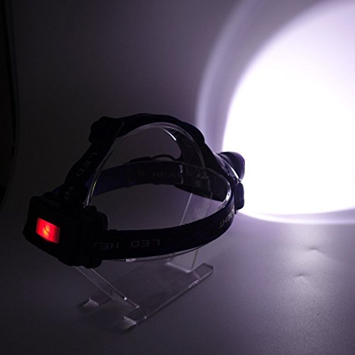 MarswellLEDHeadlamp,ZoomableModesSuperBrightwithRechargeableBatteries,WallChargerandUSBCable
