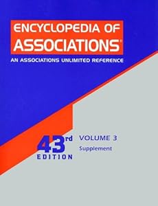 Encyclopedia of Associations: Supplement by Gale Cengage Learning