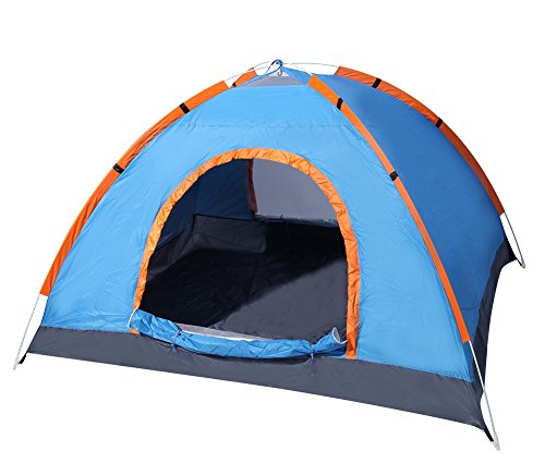 Sadun 2-3 Person Camping Tent Outdoor Travel Backpacking -2 Seconds Automatically Pop Up Expand – Instant Portable Fishing Hiking Light Weight With Carry Bag Easy Setup