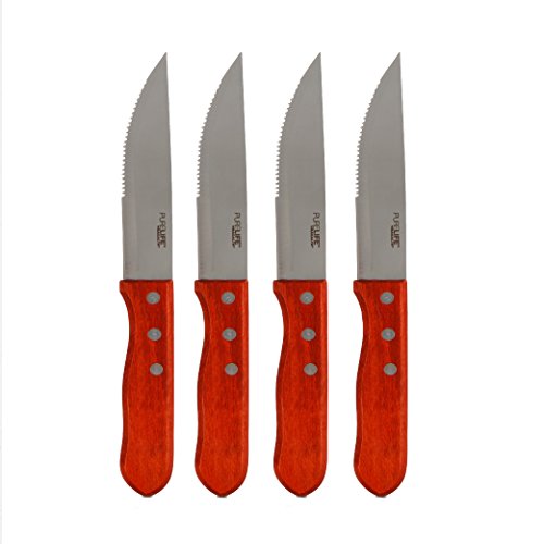 Algopix Similar Product 5 - Serrated Kitchen Steak Knife Set by