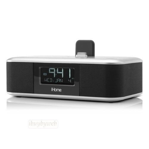 

iHome ID95SZ Silver Dual Alarm with FM iPod