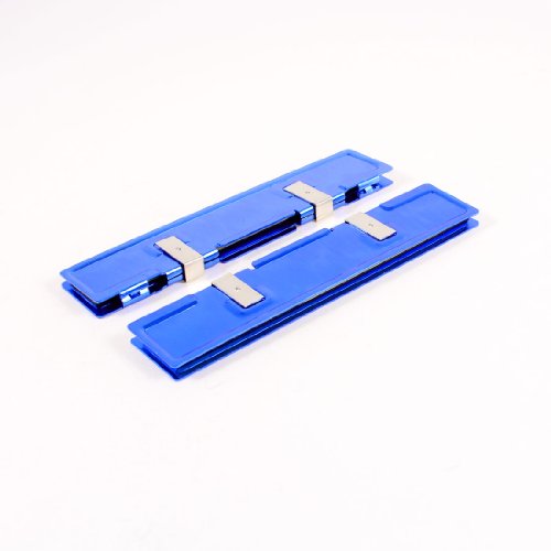 

Gino 2 Pcs Blue Aluminum Heatsink Shim Spreader Cooler Cooling for DDR RAM Memory