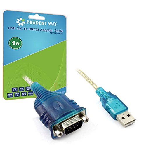 

Prudent Way PWI-USB-RS232 USB 2.0 to RS232 1Ft Adapter Cable