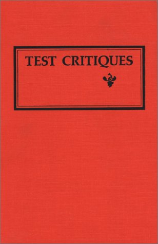 Test Critiques by Daniel J. Keyser