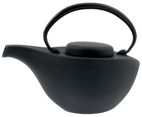 

Iwachu Japanese Artisan Iron Tetsubin Teardrop Teapot, 23-Ounce, Matte Black