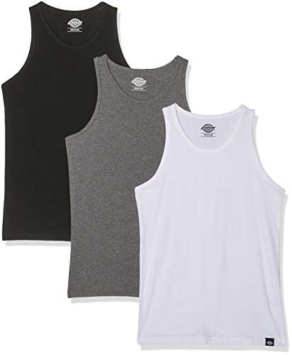 Algopix Similar Product 16 - Dickies Vest 3 Pack - Multi-Colour XL