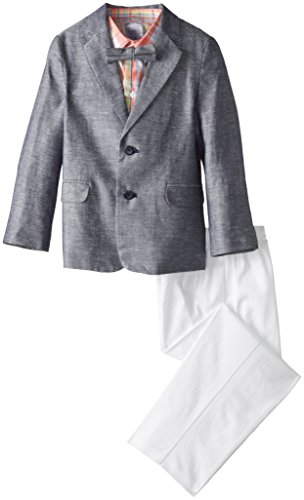 

Nautica Little Boys' Linen Cotton Solid Twill Duo Set