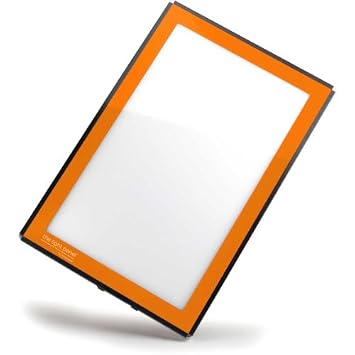 Porta-Trace LED Light Panel, Orange Frame, 11-by-18-Inch