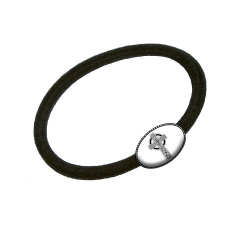 

Celtic Cross High Cross Hair Band Tie Elastic Ponytail Holder