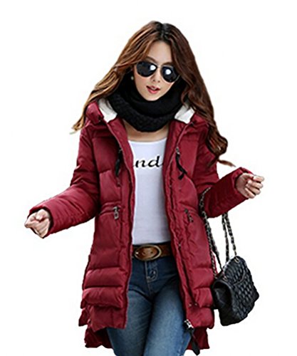 

Spikerking Women's Jacket Hooded Military Outfit Thickening Coat