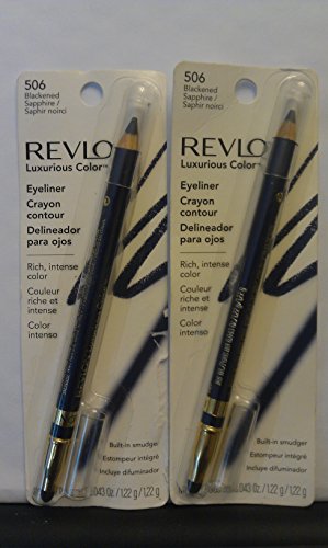 REVLON LUXURIOUS COLOR EYELINER BLACKENED SAPPHIRE #506 (PACK OF 2)