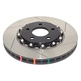 DBA DBA52113BLKSR 5000 Series Black Hat Slotted Front Vented Fully Assembled Right-Hand Disc Brake Rotor – 2 Piece