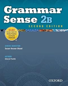 Grammar Sense 2B Student Book with Online Practice Access Code Card by Cheryl Pavlik