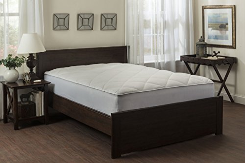 Fitted - Luxurious Down Alternative Mattress Pad - 100% Cotton , 300 Thread Count - Queen Size (60x80