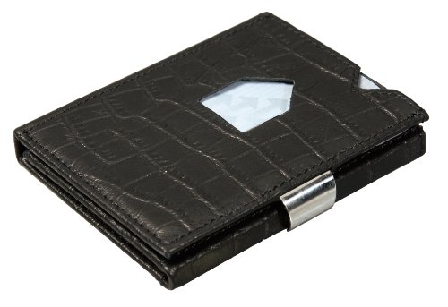 Exentri Wallet in Caiman (One Size, Caiman Black)