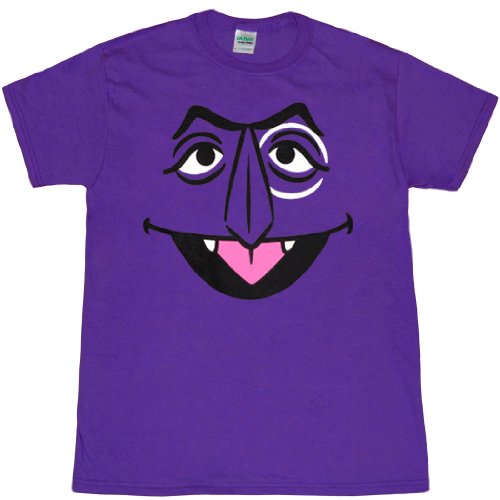 Sesame Street The Count Adult T-Shirt-Medium
