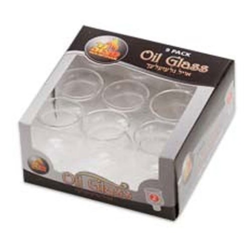 Round Glass Oil Cup Size #2 / 9 Pack