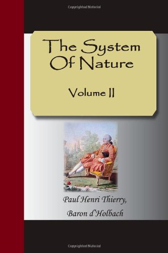 The System Of Nature Volume II by Paul Henri Thierry