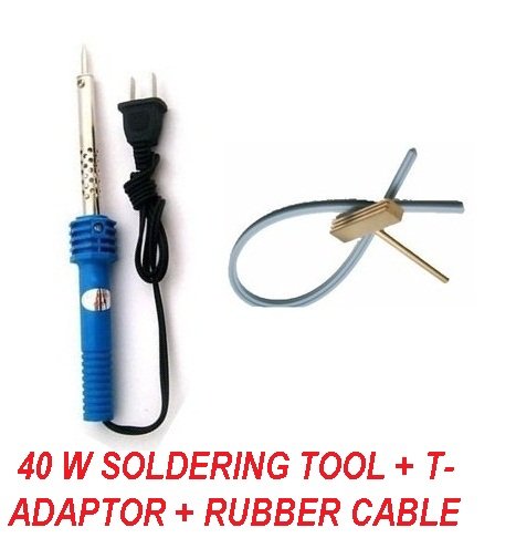 Interfuse® 40W Soldering Iron w/ T-Tip Adapter Head and Rubber Cable for BMW Mercedes Benz SAAB LCD Pixel Ribbon Repair
