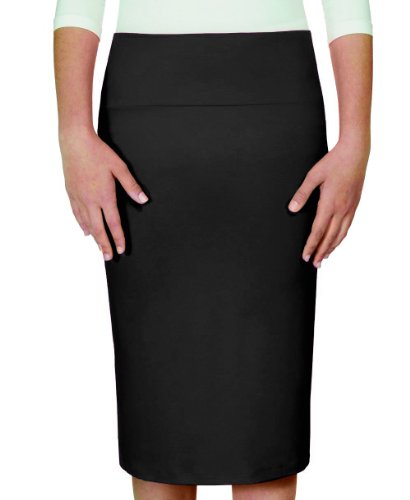 Kosher Casual Kids Big Girls' Knee Length Lightweight Stretchy Pencil Skirt