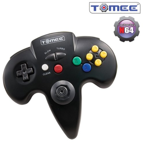 

Tomee N64 Controller with Turbo Function Brand New (Black)