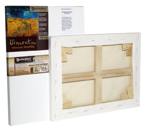 

Masterpiece Vincent Pro Canvas 16-Inch by 20-Inch, Monterey Cotton Acrylic Primed 3X