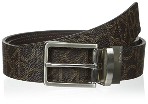 Calvin Klein Men's 35 mm CK Logo Reversible Strap Belt