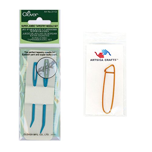 Algopix Similar Product 9 - Clover Jumbo Tapestry Bent Tip Needles