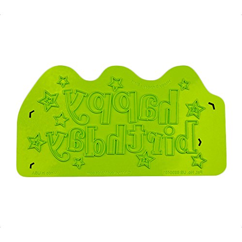 Algopix Similar Product 14 - Happy Birthday Stars Onlay Mold by
