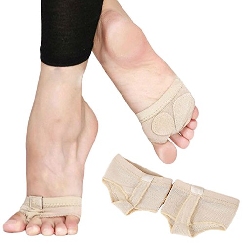 YING LAN Ballet Dance Paws Pad Foot Thongs Toe Undies Half Lyrical Shoes