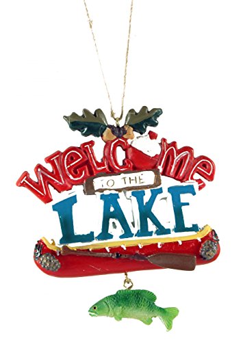 Welcome to the Lake Ornament 3.75 inch