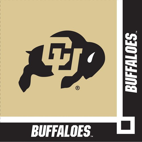 Creative Converting University of Colorado Buffaloes Beverage Napkins (20 Count)