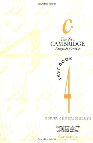 The New Cambridge English Course 4 Test book by Michael Swan