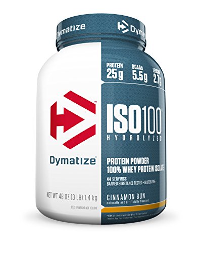 Dymatize Nutrition ISO-100 Pre-Workout Supplement, Cinnamon Bun, 3 Pound ( Packaging may vary  )