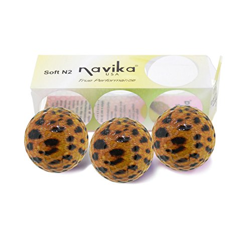 Leopard Animal Print Wrapped Golf Balls (Sleeve of 3)