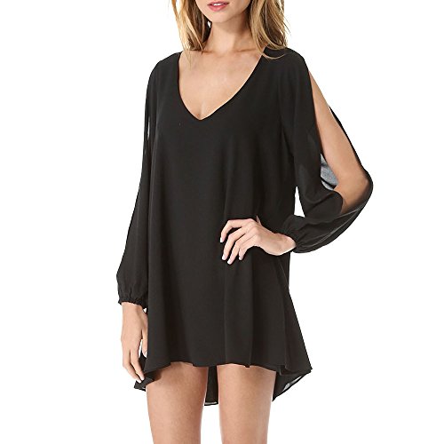 DJT Women Sexy Off Shoulder V-neck A-line Strapless Loose Casual Blouse