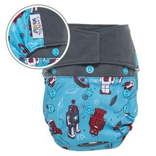 GroVia Wacky Hybrid Diaper Shell, Dizzy