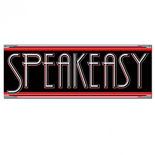 Beistle - 57483 - Speakeasy Sign - Pack of 1