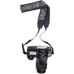 New- MACBETH COLLECTION MB-NSSNBW SHOULDER/NECK CAMERA STRAP (BLACK NEOPAISLEY) - MB-NSSNBW
