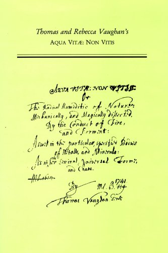 Thomas and Rebecca Vaughan's Aqua Vitae: Non Vitis (Medieval & Renaissance Texts & Studies) by Thomas Vaughan
