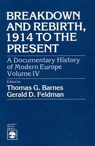 A Documentary History of Modern Europe by Thomas Garden Barnes