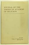 AAR: Journal of the American Academy of Religion, Volume 55, Number 3 (Fall 1987)