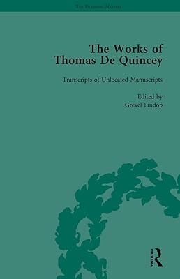 The Works of Thomas De Quincey, Part III vol 21: Transcripts of Unlocated Manuscripts, Index
