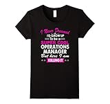 Women's Super Cool Operations Manager Women's T-Shirt XL Black